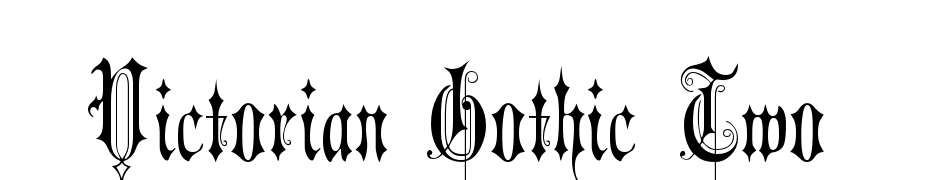Victorian Gothic Two cкачати шрифт безкоштовно